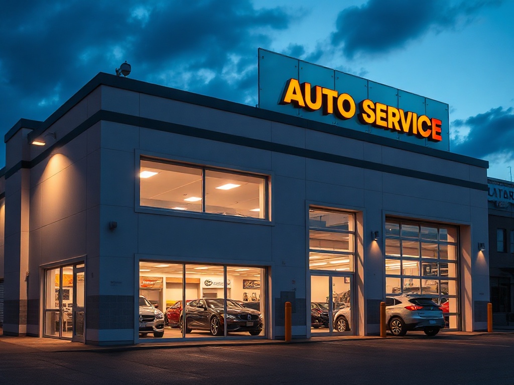 MFP Burlington service bay interior with lifts and tool benches